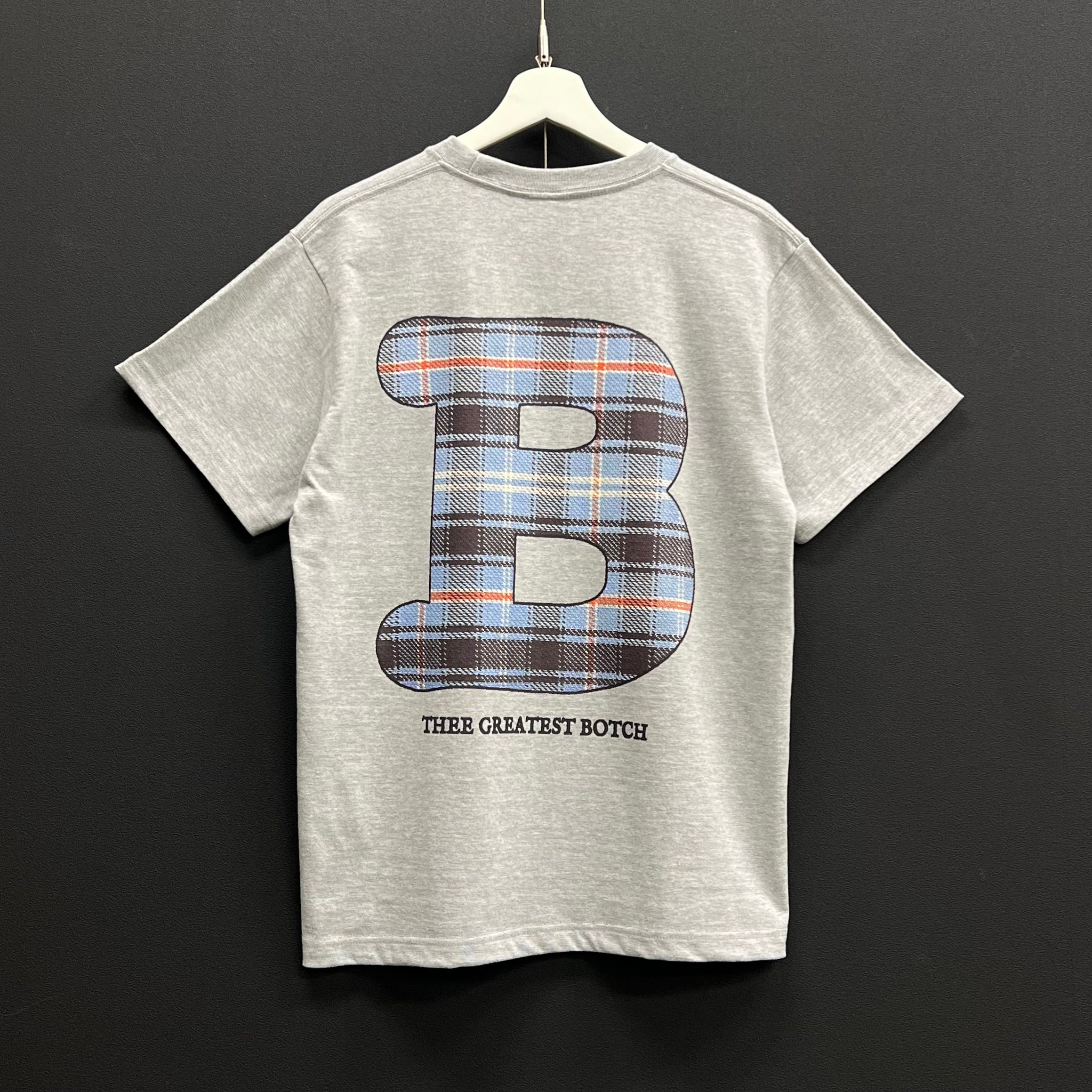 thee greatest botch Tシャツ BチェックビッグプリントTシャツ | thee greatest botch