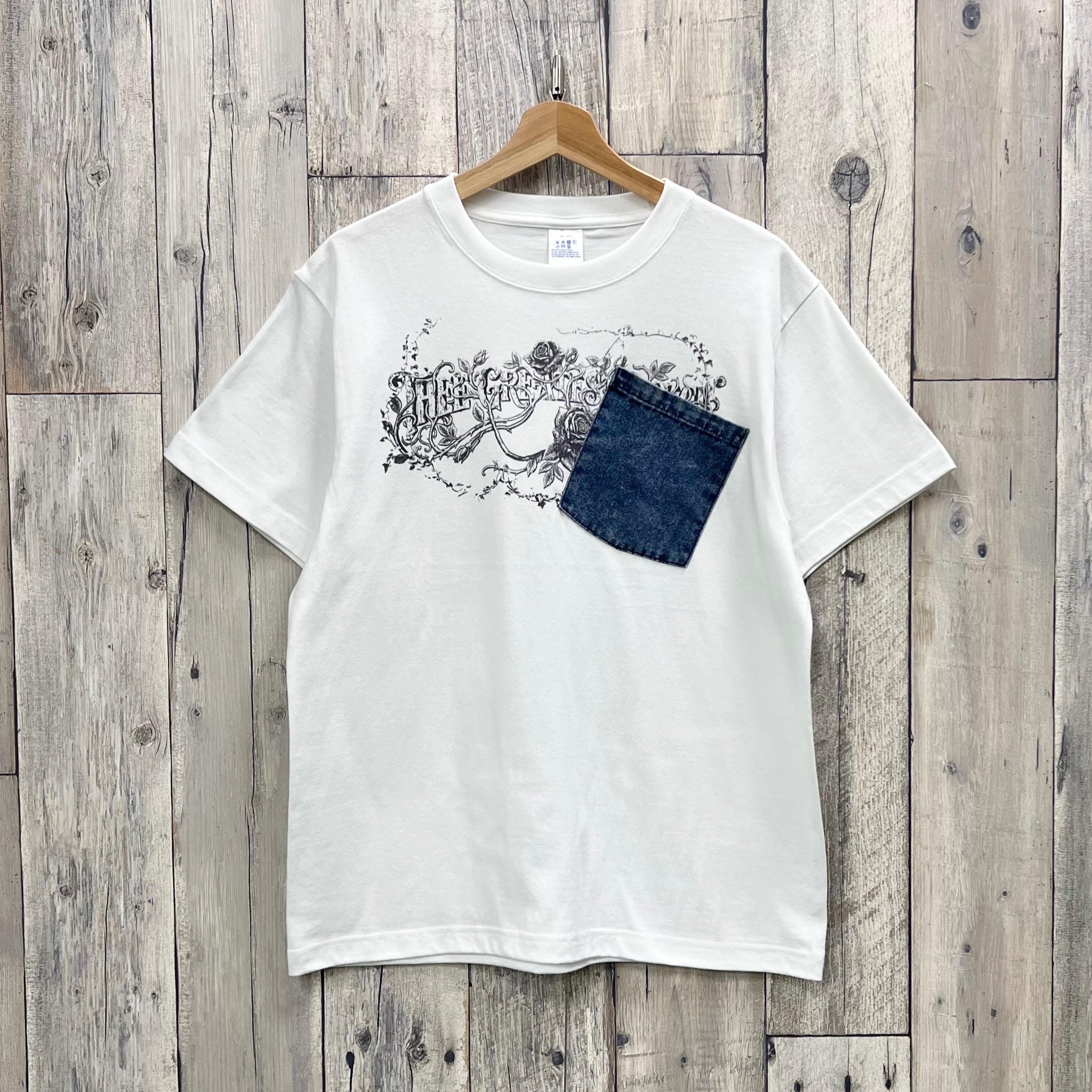 BチェックビッグプリントTシャツ | thee greatest botch